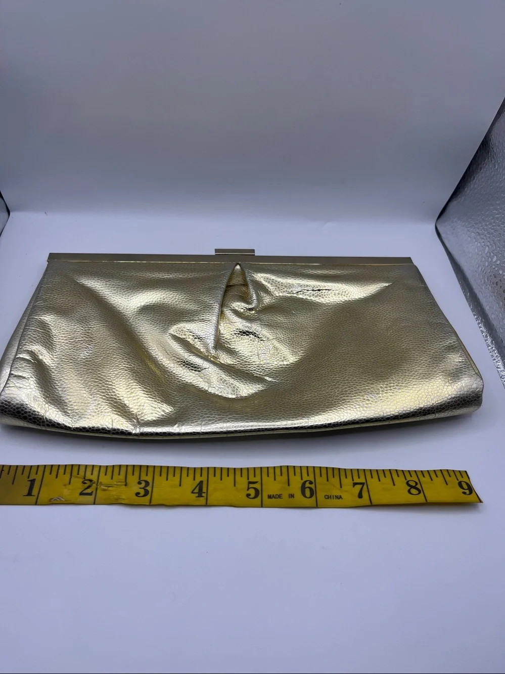 Michael Kors Very Hollywood Gold Clutch Purse
